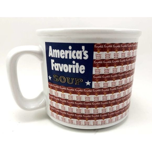 VINTAGE 1998 Campbell's Soup Mug America's Favorite! EXC. COND. Americana Flag‎